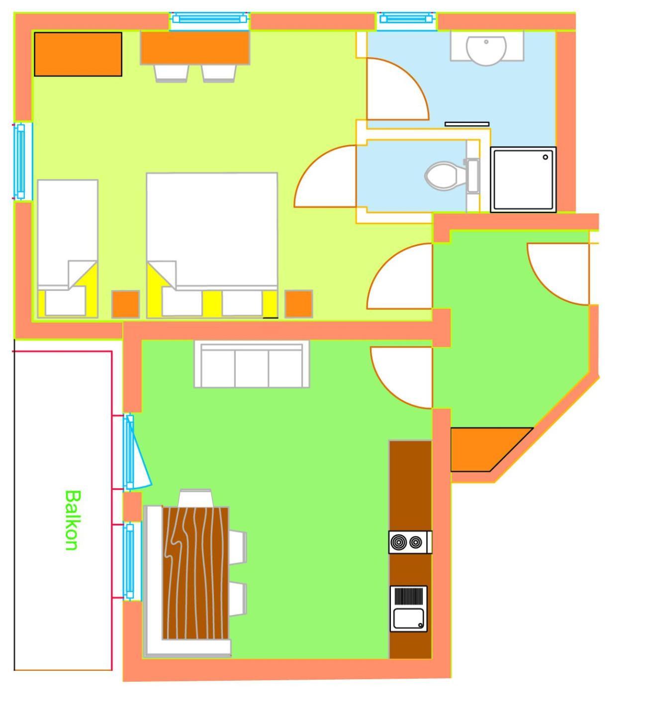 Haus Ofner Am Kreischberg Bed & Breakfast Санкт Георген об Мурау Стая снимка
